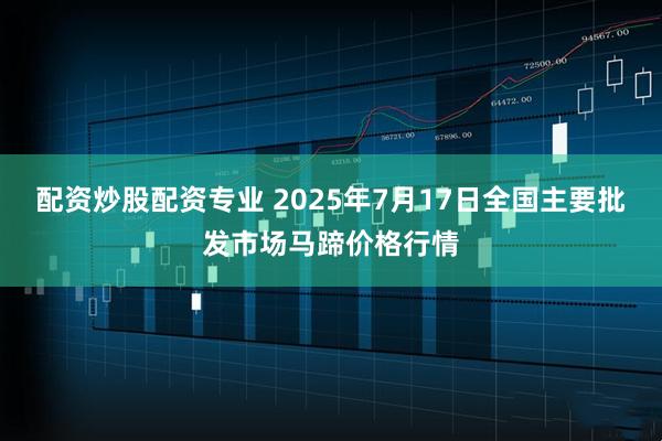 配资炒股配资专业 2025年7月17日全国主要批发市场马蹄价格行情