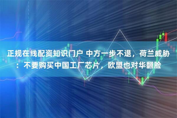 正规在线配资知识门户 中方一步不退，荷兰威胁：不要购买中国工厂芯片，欧盟也对华翻脸