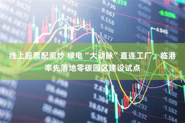 线上股票配资炒 绿电“大动脉”直连工厂，临港率先落地零碳园区建设试点