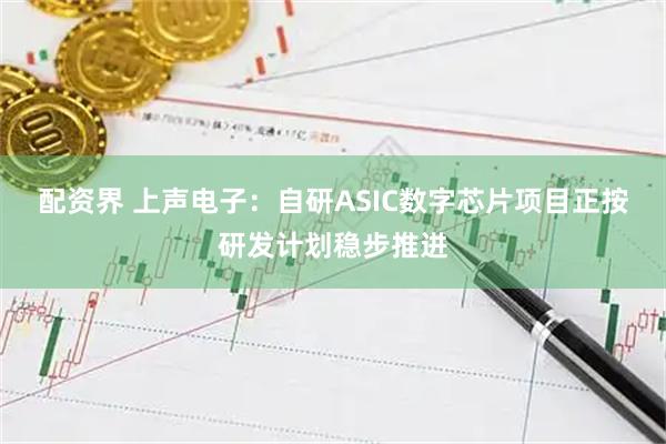 配资界 上声电子：自研ASIC数字芯片项目正按研发计划稳步推进